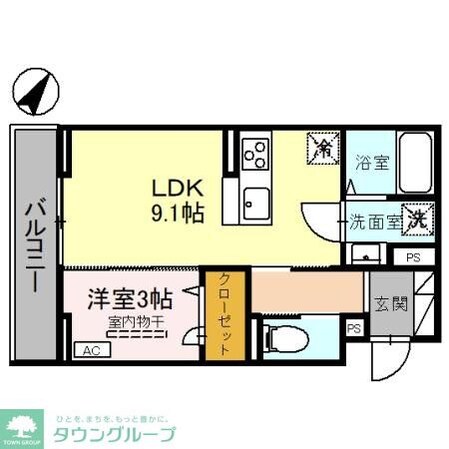 D-Sereno弥生の物件間取画像